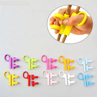 Children's Chopsticks Finger Sleeve Sticks Wood Cartoon Learning Reusable Training Helper  Home Products Detachable Adjustable