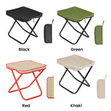 Portable Foldable Backpack Stool Lightweight Camping Picnic Fishing Chair with Mesh Bag Outdoor Adventure Seat for Hiking Travel
