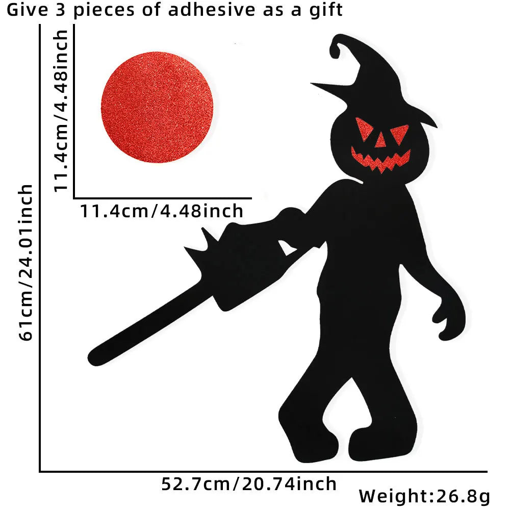Halloween Felt Window & Door Decorations – 9 Designs