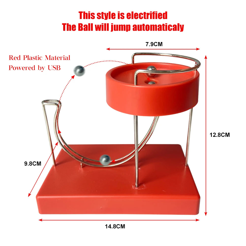 Perpetual Marble Machine – Kinetic Motion Desk Toy & Physics Art Ornament