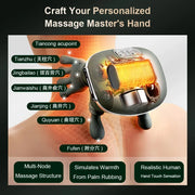 Neck Shoulder Massager Deep Tissue Back Cervical Massage Machine Bionic Heated Fatigue Relief Relax Muscle ﻿3-Level ﻿