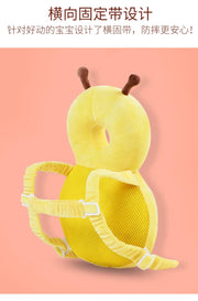 Plush Baby Head & Back Cushion Backpack – 2 Colours