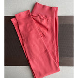 Leggings Women Seamless Sports Yoga Pants Low Ribbed Band Gym clothes Fitness Workout wear Scrunch Bum Tights