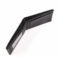Leather Bat ID Wallet Slim Bifold Credit Card Holder Case With Cutout Superhero Face Eyes Mask Gift