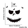 Halloween decoration room door stickers window decor skeleton hand pumpkin DIY devil witch hat glass window stickers ghost