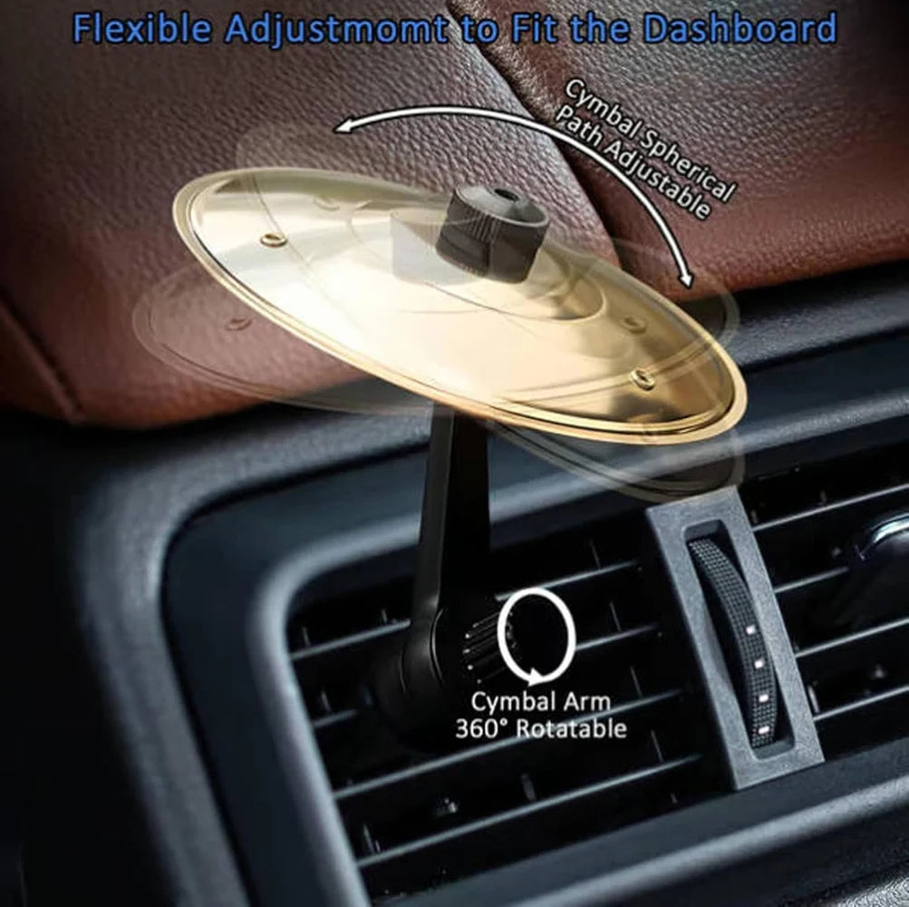 Car Cymbal Air Vent Mini Drum