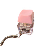 1/4/5/9 Keyboard Fidget Keychain, Keyboard Fidget Decompression Toy, Mechanical Keyboard Fidget Clicker, Stress Relief Button