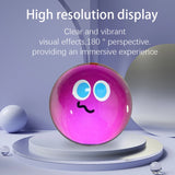 Customizable video glass ball DIY art glass ball lamp - spherical pixel display, detachable video and sound game screen