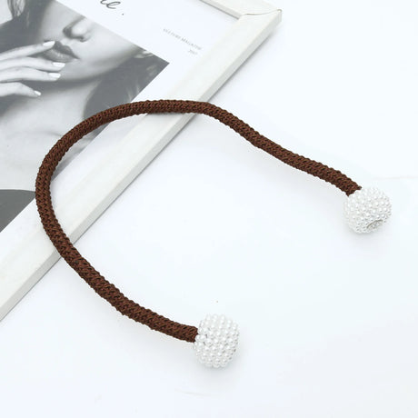 1Pc Magnets Curtains Clamps Curtain Holder Pompom Tieback Magnetic Clips Hanging Balls Tie Back Home Decor Curtain Accessories