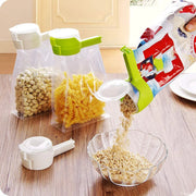 Food Bag Sealing Clip with Pour Spout – 6 Colours