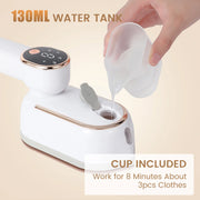 Compact Handheld Steam Iron for Home & Travel – 4 Colours