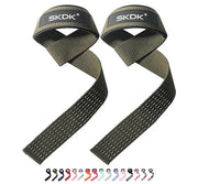 Silicone-Grip Weight-Lifting Straps