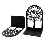 Black Tree of Life Desktop Book Ends Office Desktop Home Bookend Gift for Book Loves Office Desktop Iron Book rack