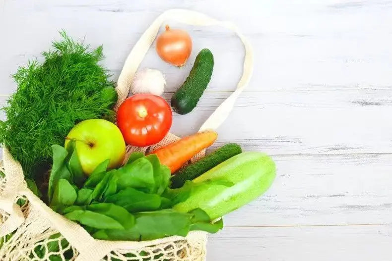 Reusable Cotton Mesh Shopping & Produce Bags – 1 or 2 Pack
