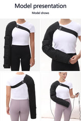 Heated Arm Massager Brace – Vibration & Thermal Therapy for Elbow, Shoulder & Arm Pain Relief