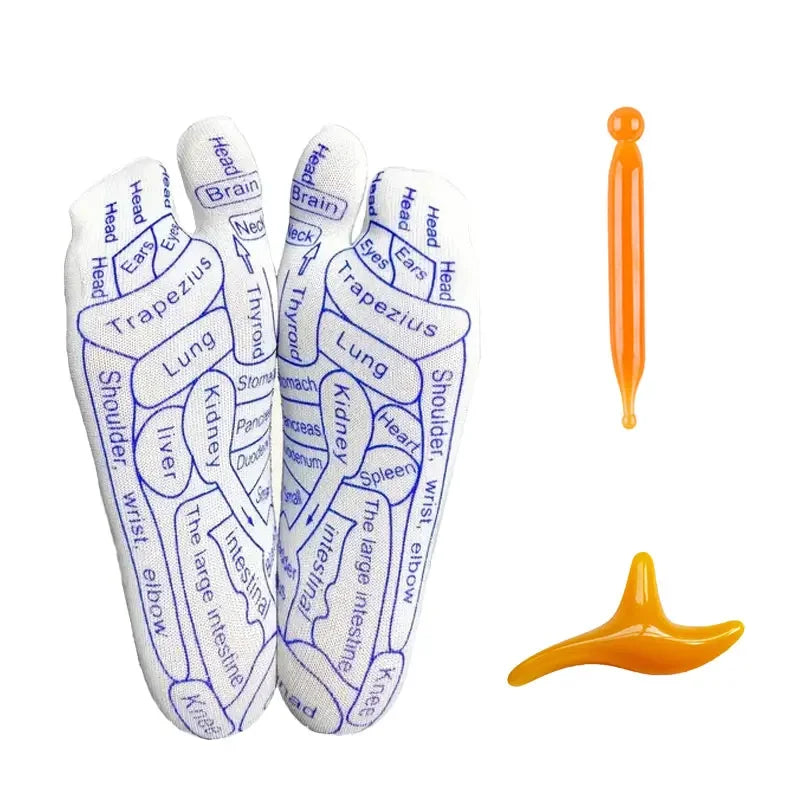 Textured Acupressure-Style Massage Socks