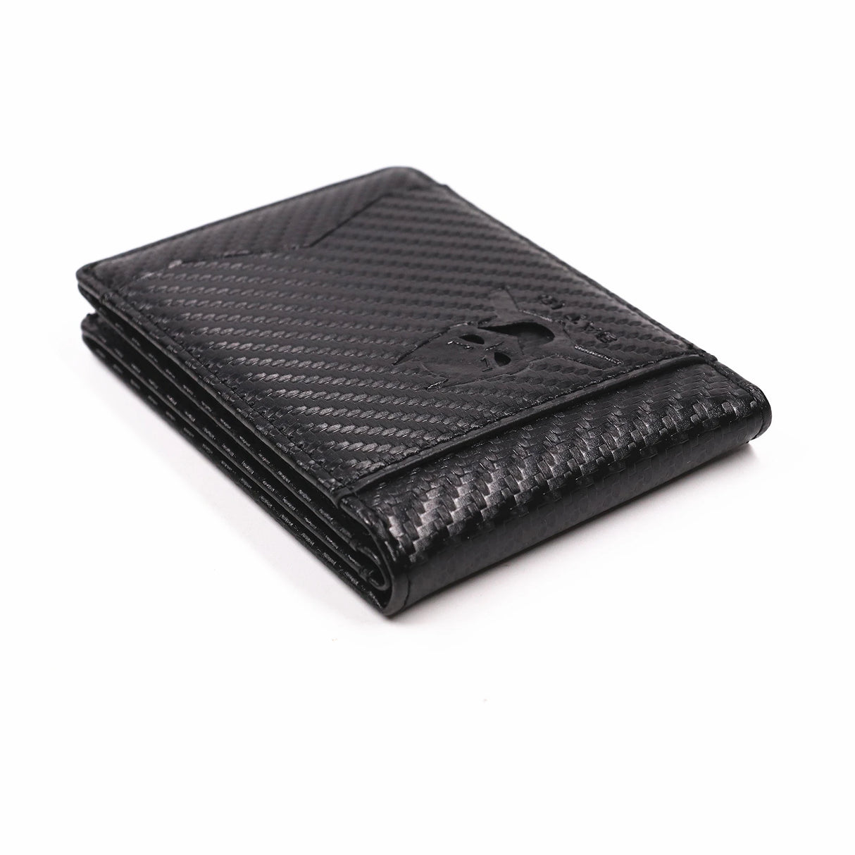 Leather Bat ID Wallet Slim Bifold Credit Card Holder Case With Cutout Superhero Face Eyes Mask Gift