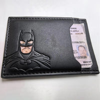 Bat-Inspired PU Card Wallet – Slim ID & Bank Card Holder