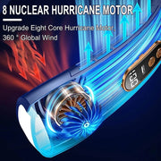 Rechargeable Bladeless Neck Fan with Digital Display – 4 Colours