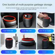 4L Collapsible Car Rubbish Bin – Covered or Open