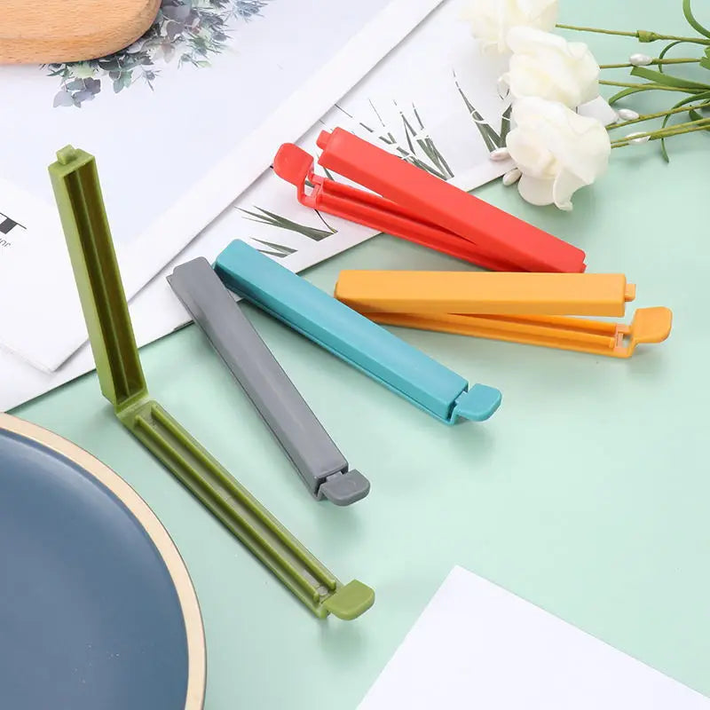 50-Piece Reusable Food-Bag Clip Set