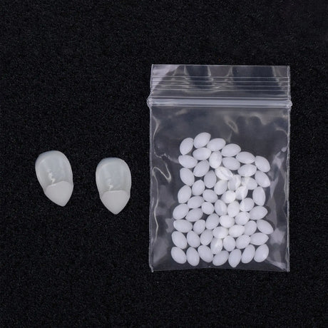 Halloween Decoration Vampire Teeth Fangs Dentures Props Halloween Cosplay Props False Fangs With Solid Glue Halloween Props