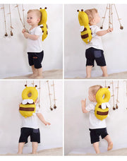 Plush Baby Head & Back Cushion Backpack – 2 Colours