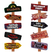 Scary Halloween Welcome Sign – Paper Party & Yard Décor
