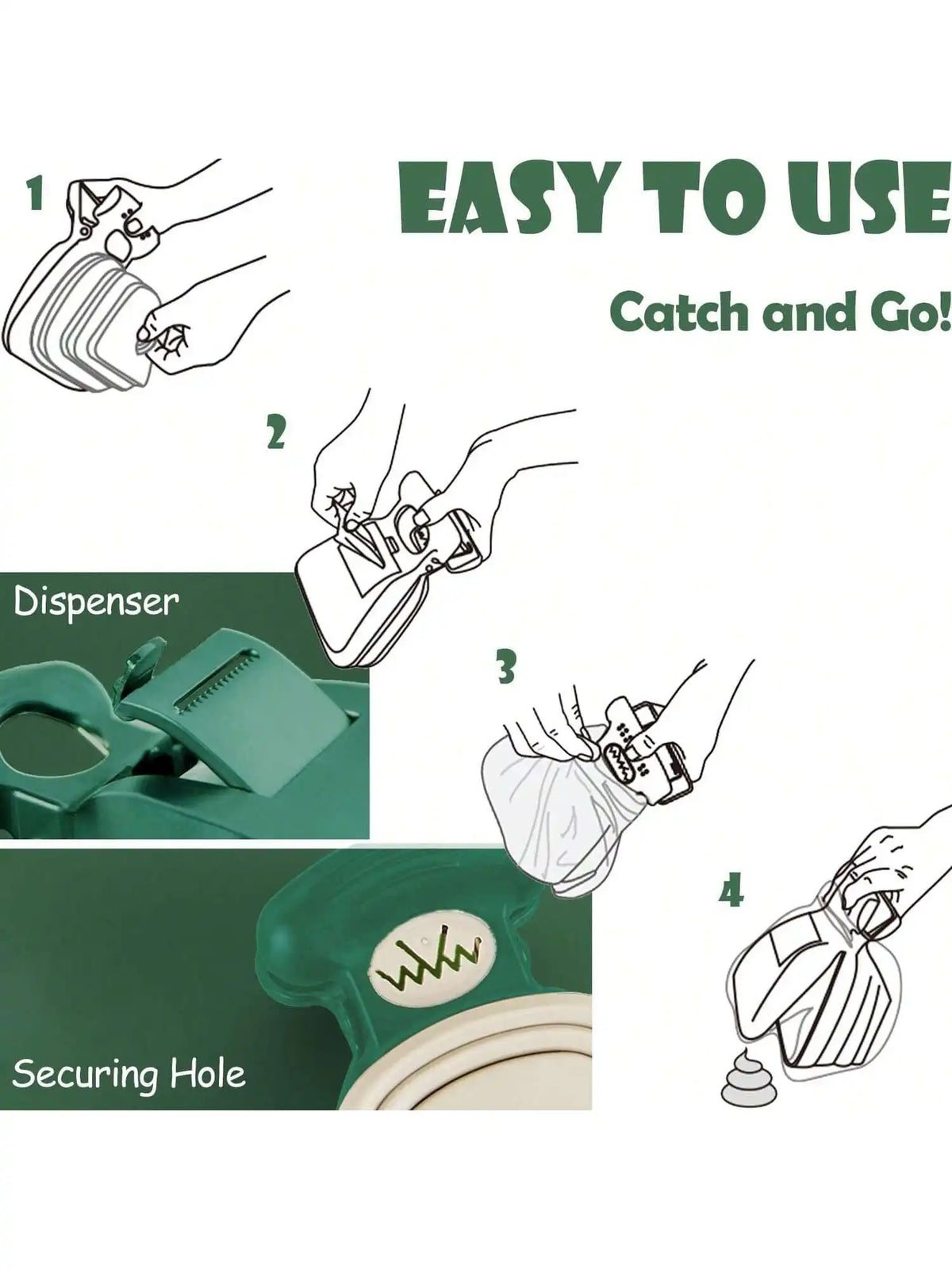 Portable Folding Dog Waste Scooper – 2 Sizes