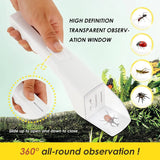 Bug Catcher Quick Release Insect Catching Tool Humane Insect Observer with Clear Window Contactless Bug Catching Container