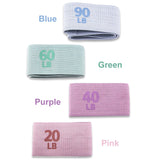 Hip Resistance Bands Anti-Slip Stretch Fitness Strips Portable Glute Thigh Elastic Bands for Home Workout