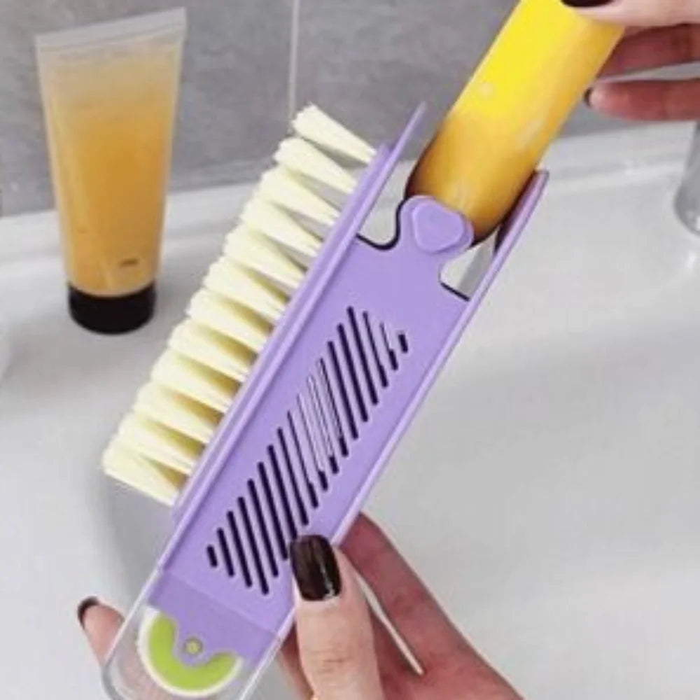 Draining Soap Dish with Brush Roller