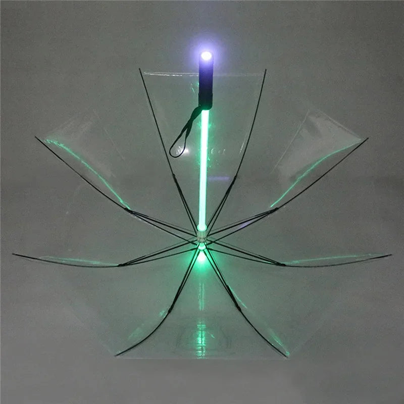 LED Light-Up Umbrella with Flashlight Handle – 4 Colours