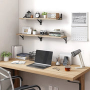 Wall-Mounted Wood Floating Shelves – 1 or 4 Pieces