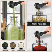 Long-Handle Coffee & Powder Scoop with Funnel Edge