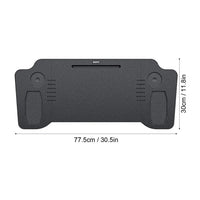 Foldable Car Laptop Desk Upgraded Tray Stand Compatible with Tesla Model 3/Y Steering Wheel Eating Table for Travel Work Camping