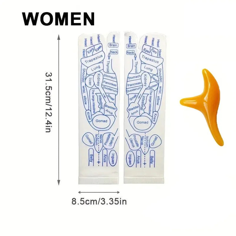 Textured Acupressure-Style Massage Socks