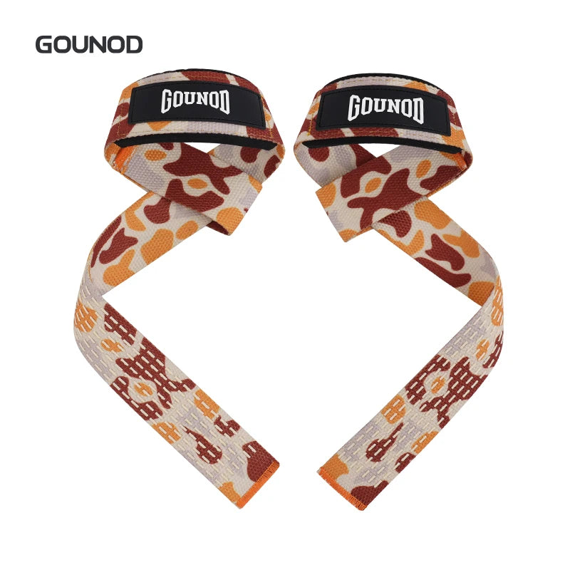 Silicone-Grip Weight-Lifting Straps