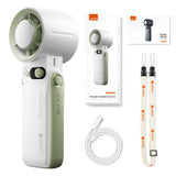 Portable Handheld fan Strong Wind 199 Gear Wind speed LED Digital Display Adjustable Turbo Portable Outdoor Handheld 8000mAh