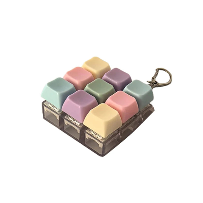 Mini Mechanical Keyboard Fidget Keychain – 4 Styles