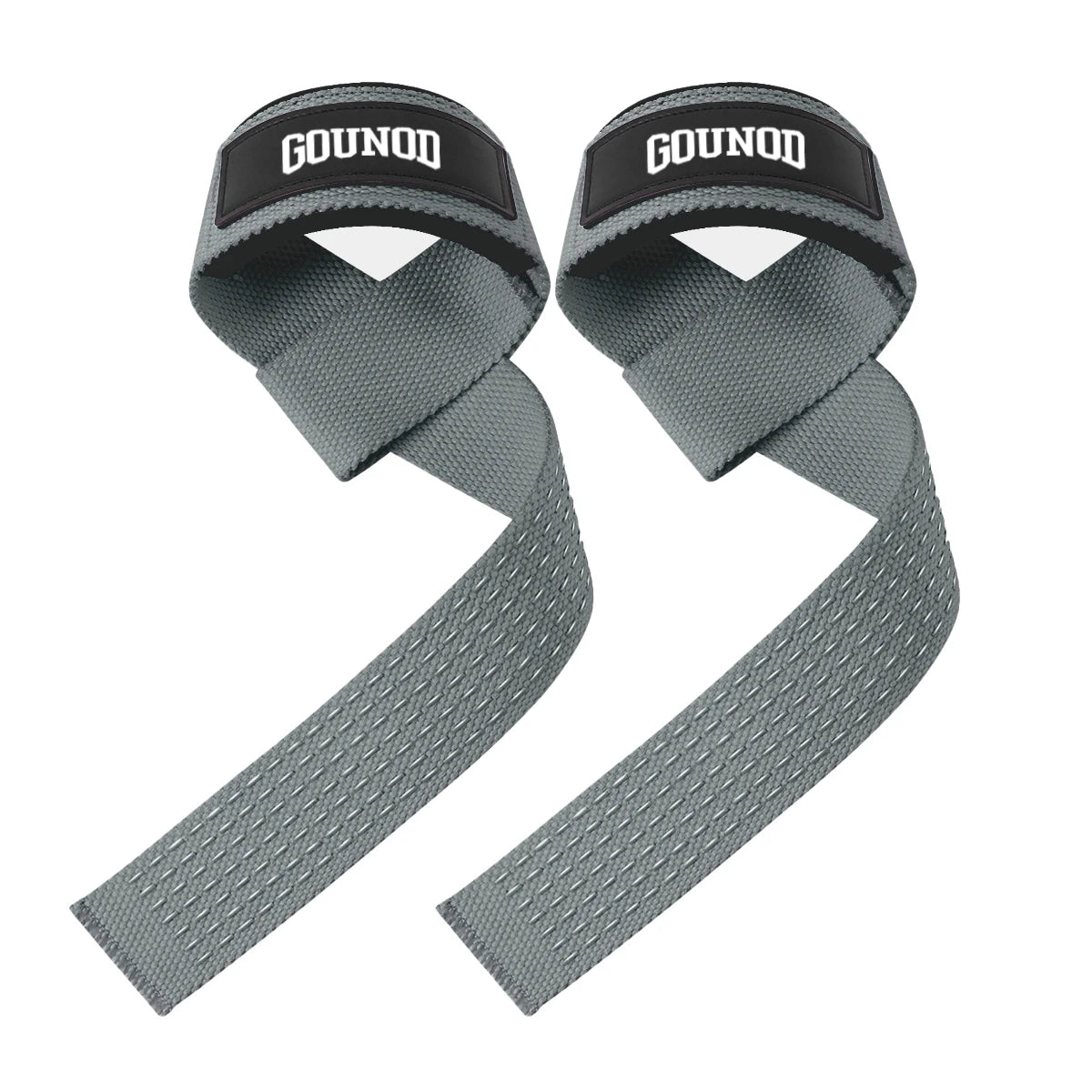 Silicone-Grip Weight-Lifting Straps