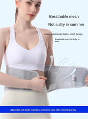 Adjustable Lower-Back Support Belt with 3 Pads