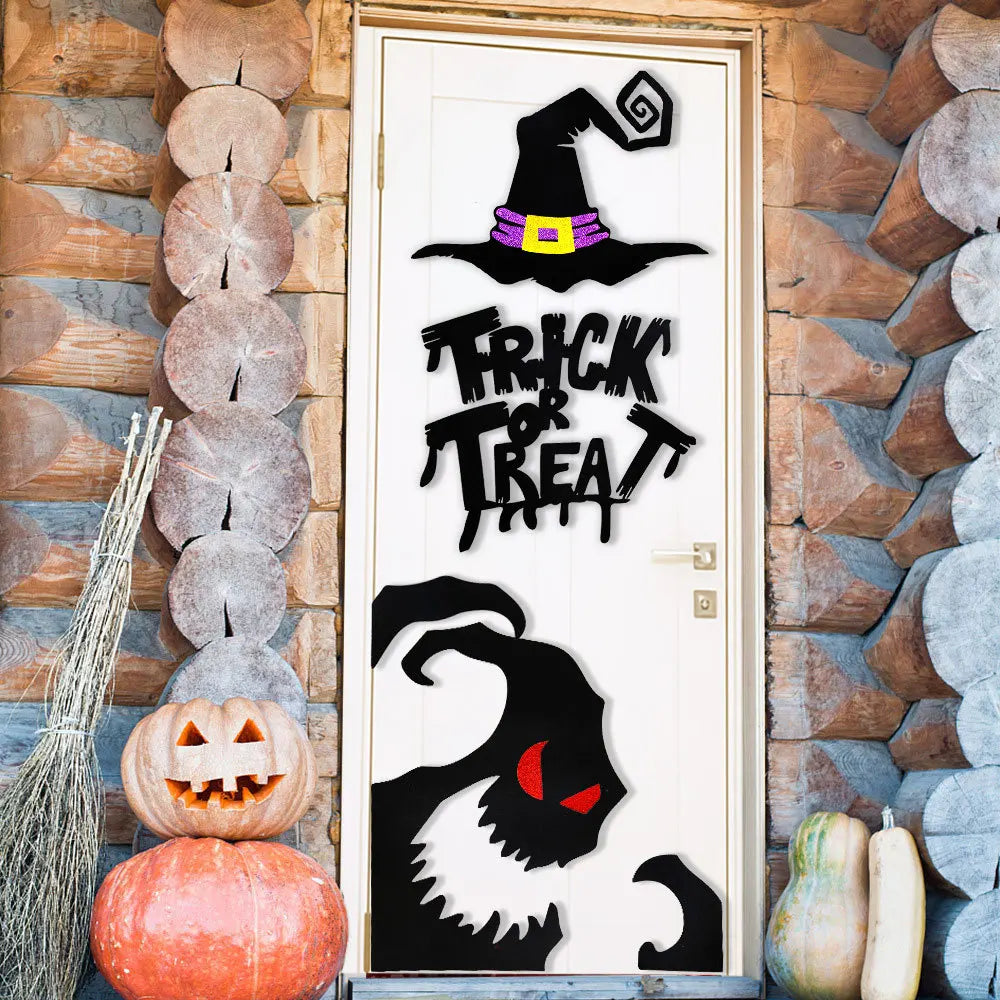 Halloween Felt Window & Door Decorations – 9 Designs
