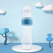 90 mL Silicone Baby Food Feeder & Squeeze Spoon