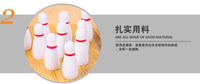 Wooden Desktop Mini Bowling Game Set