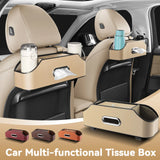Car Tissue Box Cup Holder Backseat Seat Back Storage Multifunctional Bag  Accessories For Jeep Cherokee COMPASS RENEGADE
