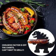 Character Sausage & Hot-Dog Grill Holders – 4 Designs