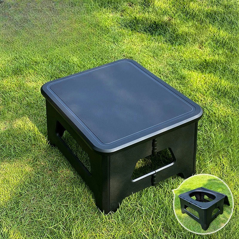 Folding Portable Camping Toilet – 2 Sizes, Grey or Black