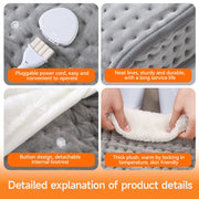 Electric Heated Foot US/EU Warmers Soft Feet Heating Pad 9-gear adjustable temperature Electric shoe heating pad