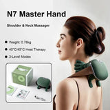 Neck Shoulder Massager Deep Tissue Back Cervical Massage Machine Bionic Heated Fatigue Relief Relax Muscle ﻿3-Level ﻿